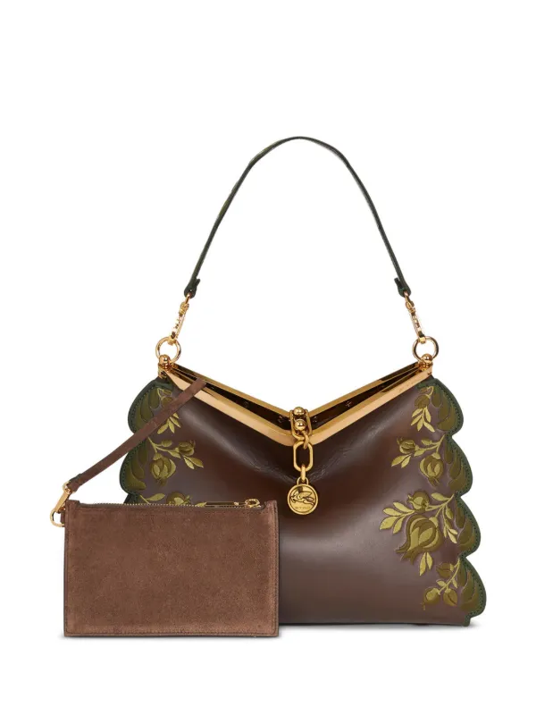 ショルダーバッグ・ポシェット Etro 'Vela' Shoulder Bag ETRO Small Vela Shoulder Bag | Green | FARFETCH