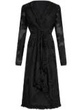 ETRO jacquard silk midi dress - Black