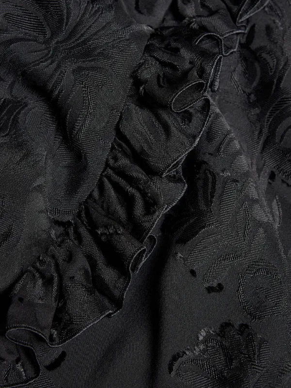 【送料&関税込】Etro Jacquard Silk Dress ETRO Jacquard Silk Midi Dress | Black | FARFETCH