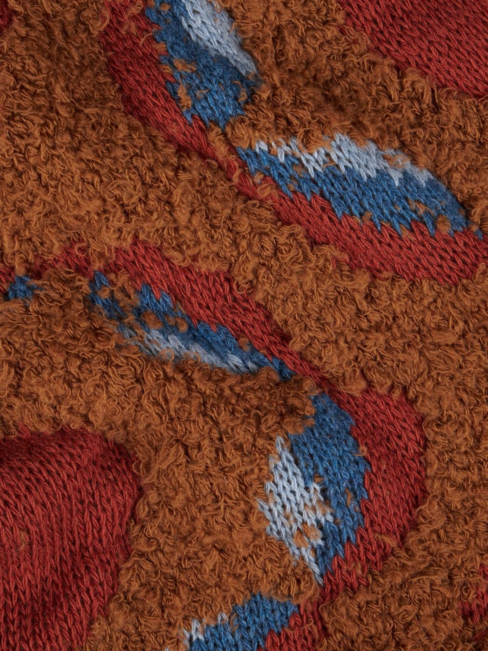 ETRO jacquard knit scarf - Bruin