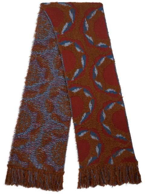 ETRO jacquard knit scarf Women