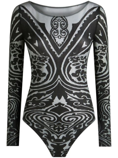 ETRO paisley-print bodysuit Women