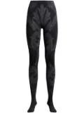 ETRO x Wolford metallic-jacquard tights - Black