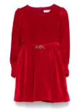 Abel & Lula velvet dress - Red
