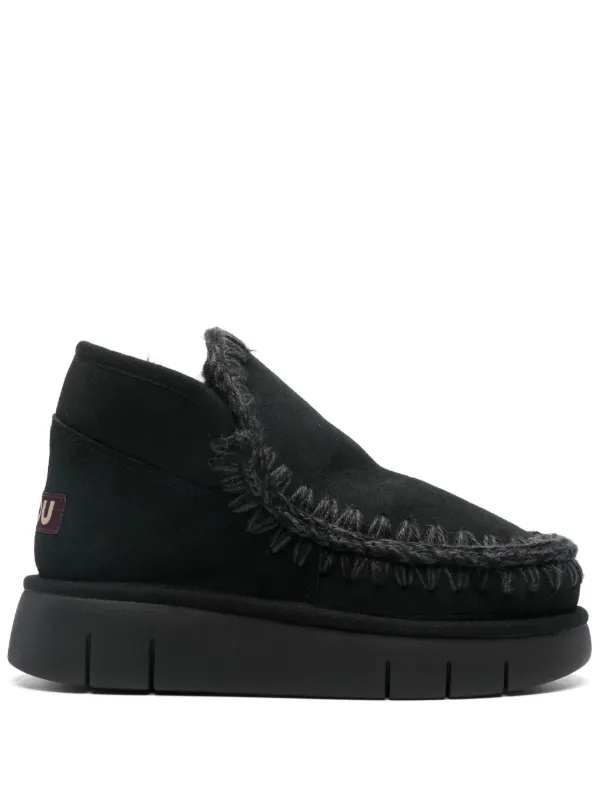 Mou Eskimo Ankle Boots Black FARFETCH TH