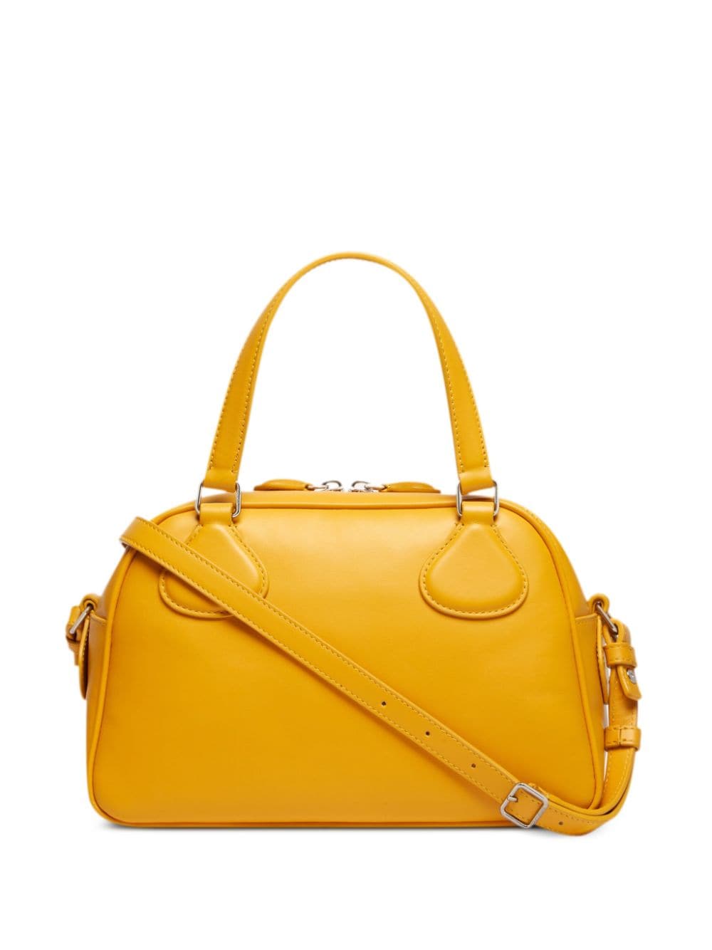 Courrèges Reedition Bowling bag - Geel