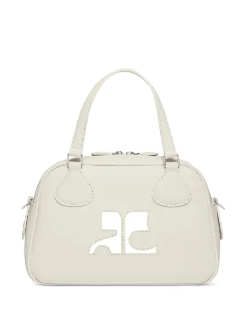 Courrèges Reedition leather bowling bag
