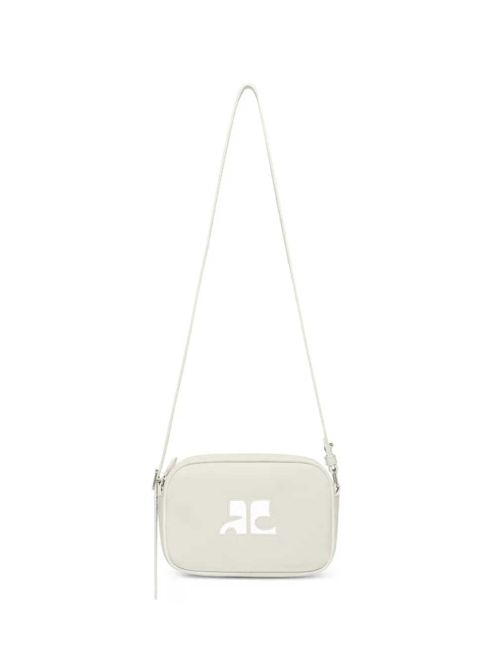 Courrèges Reedition leather camera bag