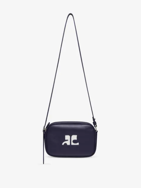 Courrèges Reedition leather camera bag