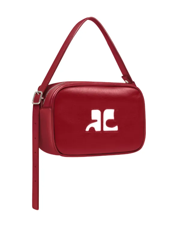 Courrèges Bolsa Transversal Reedition De Couro | Vermelho
