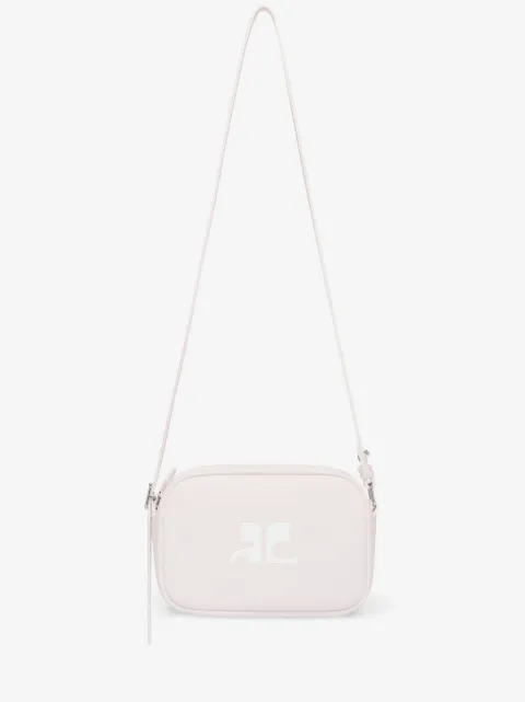 Courrèges Reedition leather camera bag
