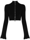 Nanushka zip-up cardigan - Black