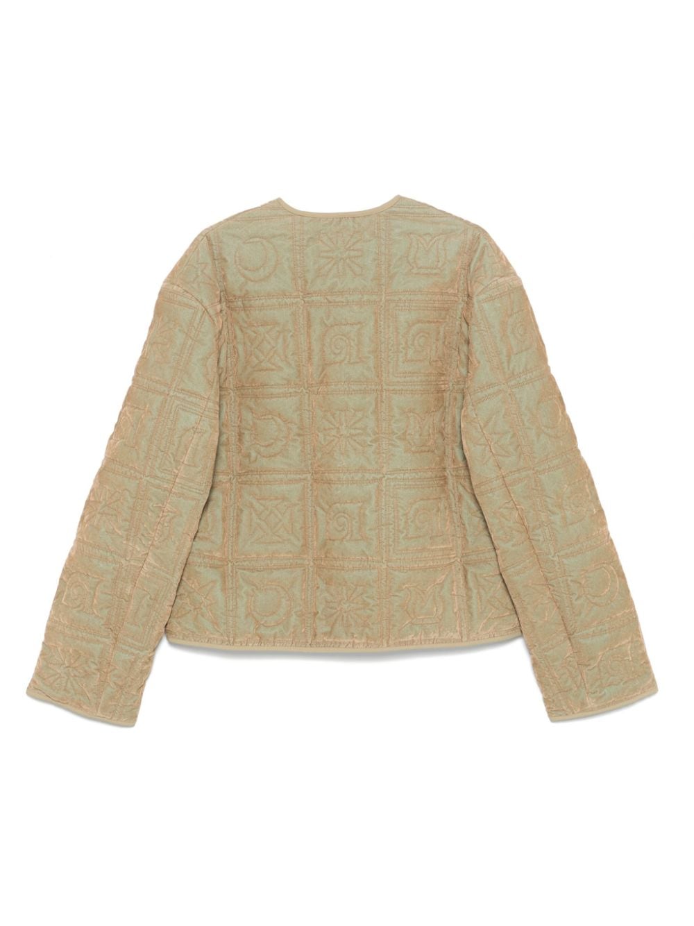 Shop Nanushka Adara Jacket In Neutrals