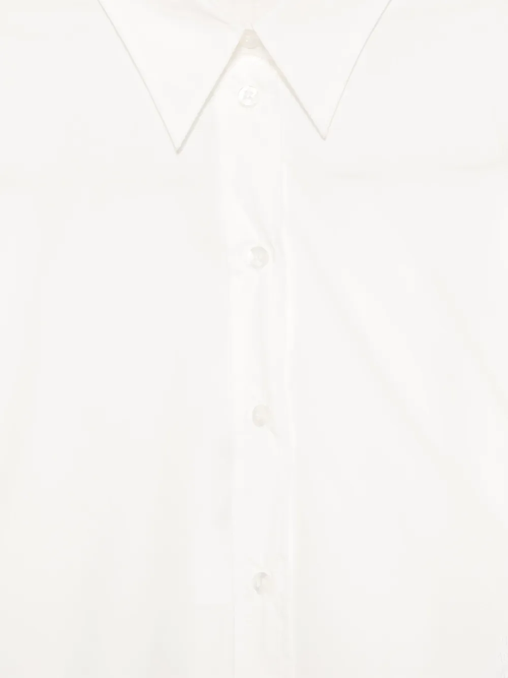 MM6 Maison Margiela Kids Shirt met overlappend vlak Wit