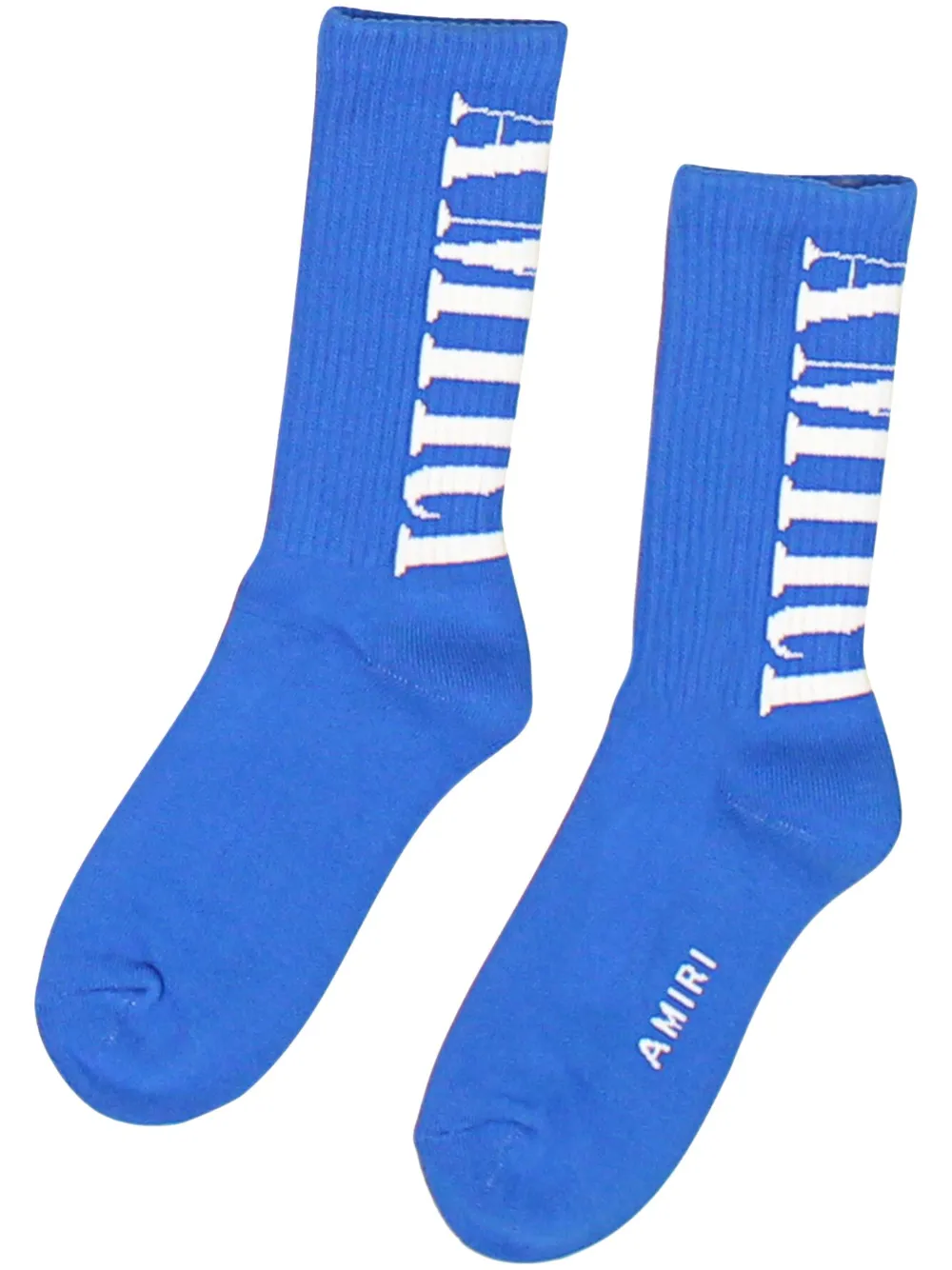 AMIRI Vertical Core Logo Socken - Blau
