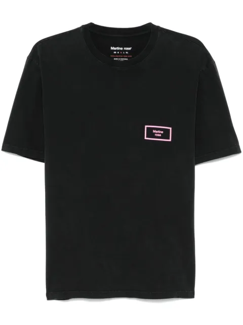 Martine Rose playera con logo en relieve