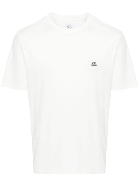 logo-embroidered T-shirt