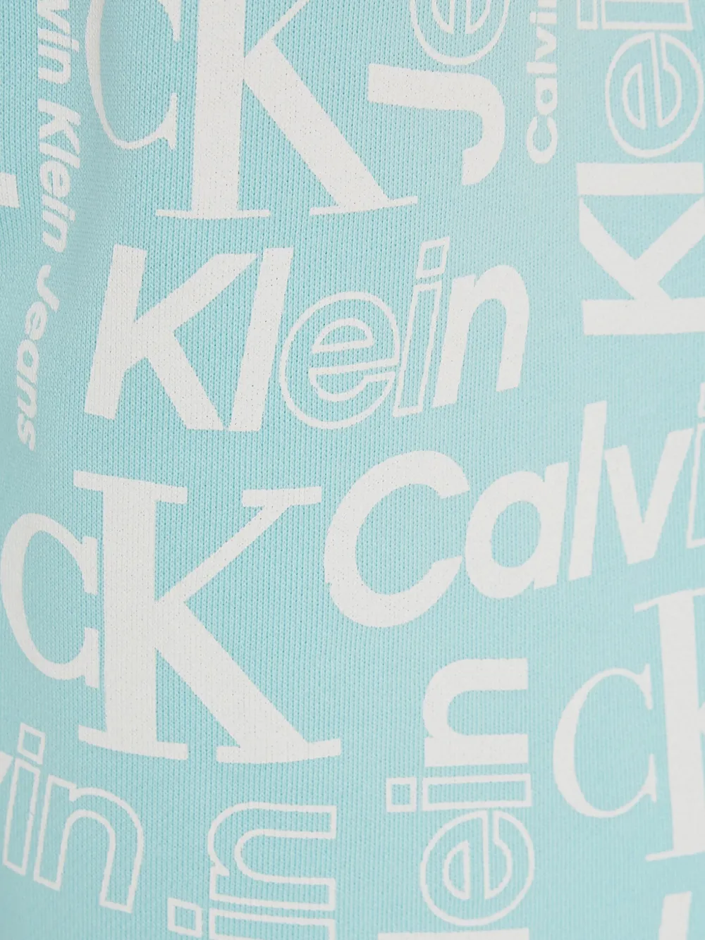 Calvin Klein Kids Shorts met logoprint Blauw
