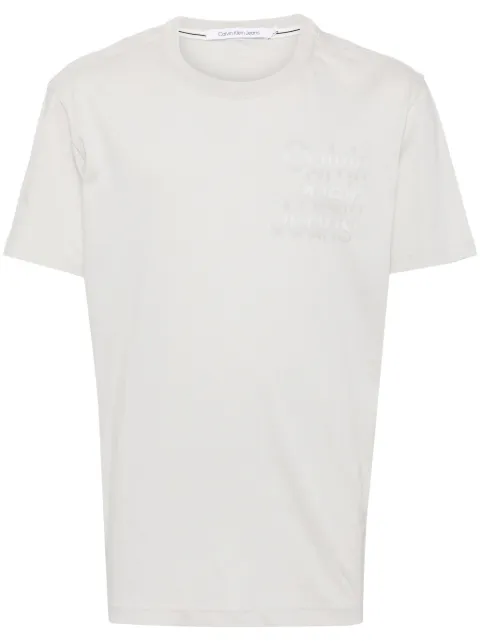 Calvin Klein diffused stacked printed T-shirt