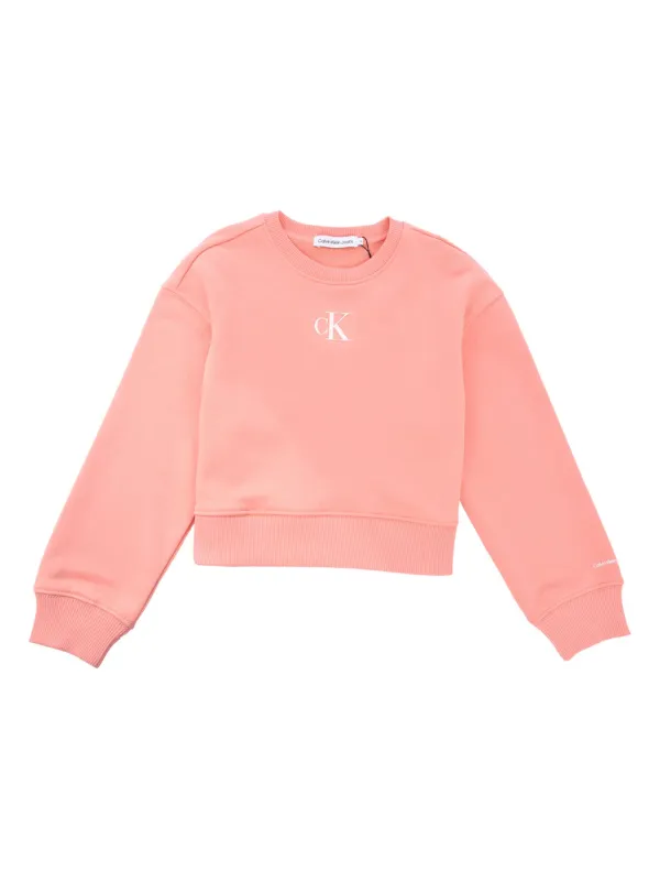 Calvin Klein Kids Sweat à Logo Imprimé Rose FARFETCH FR - Main Image