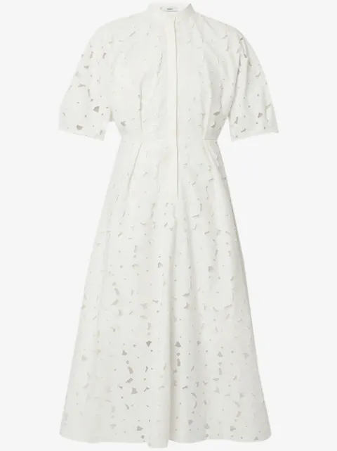 ERDEM robe mi-longue à manches courtes