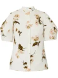 ERDEM short-sleeved shirt - White