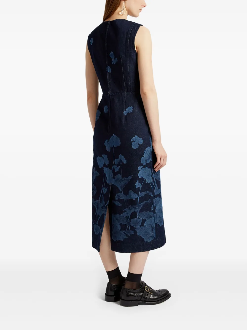 ERDEM SLEEVELESS MIDI DRESS
