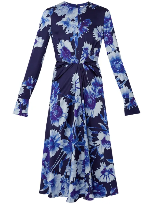 ERDEM アーデム ワンピース ブランド Draped midi dress1010341 Draped Midi Cocktail Dress | Erdem.com – ERDEM