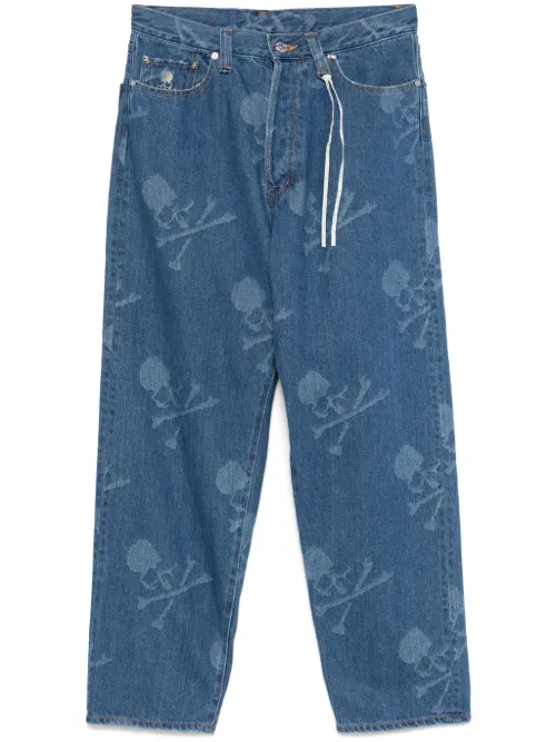 Jean à motif monogrammé - Mastermind Japan - Modalova