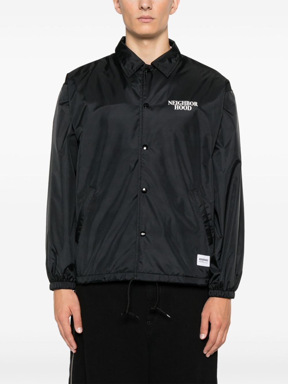 Shop Neighborhood Windbreaker Jacket In Black