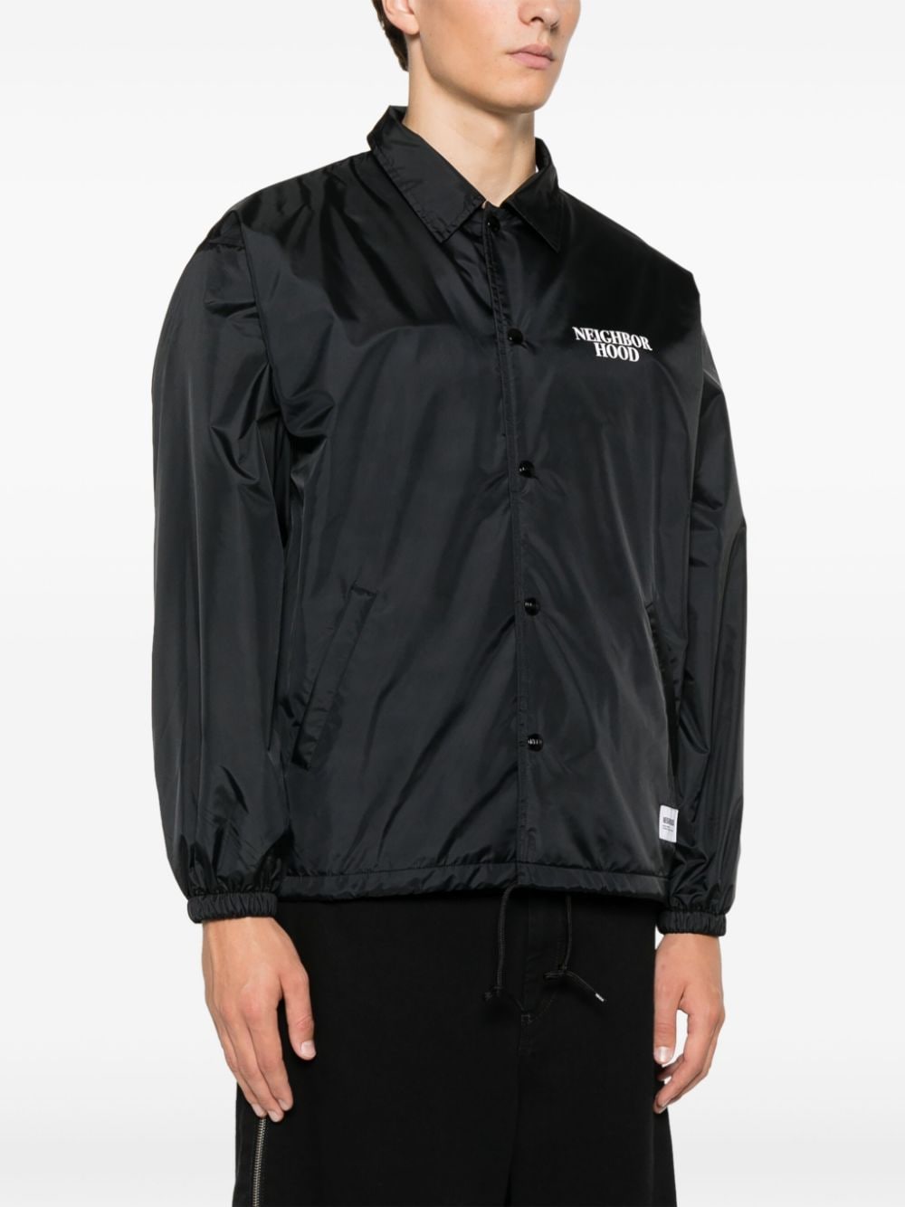 Shop Neighborhood Windbreaker Jacket In Black