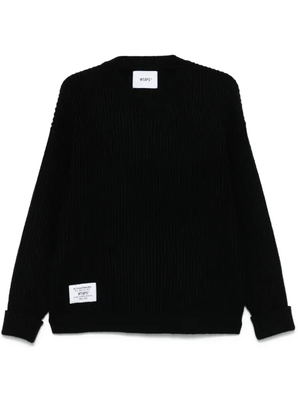 wtaps ニット WTAPS ニットセーター | ブラック | FARFETCH JP