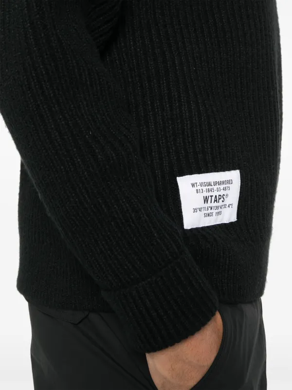 wtaps ニット WTAPS ニットセーター | ブラック | FARFETCH JP