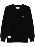 WTAPS embroidered-logo sweatshirt - Black
