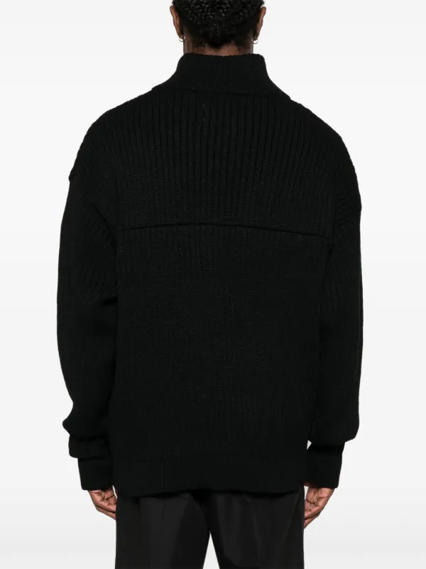 WTAPS リブニット セーター | ブラック | FARFETCH JP