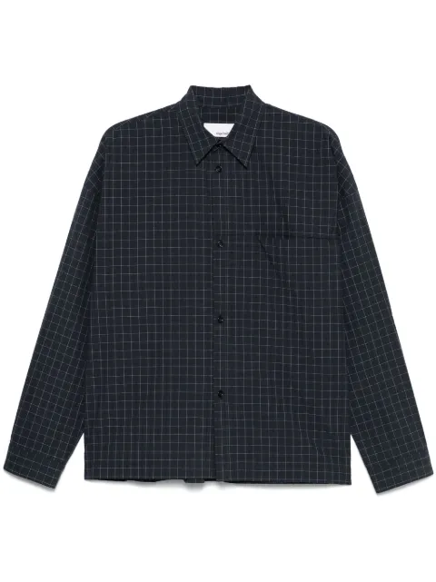 SAGE NATION camisa con cuadros estampados