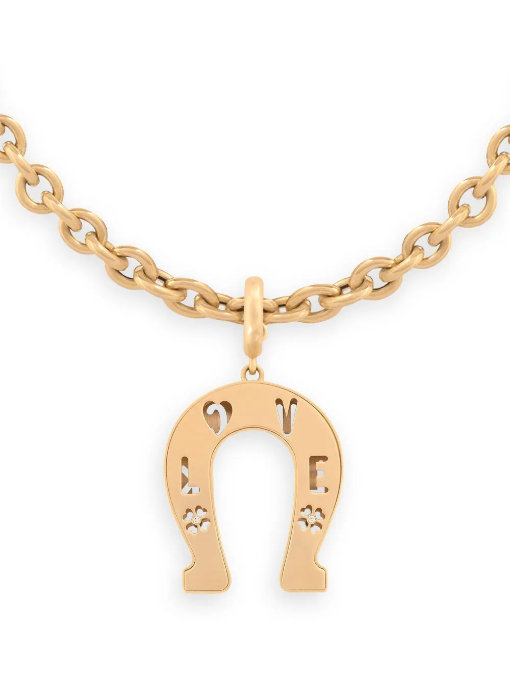 Lauren Rubinski Pendente Bruno in oro giallo 18kt