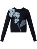 ERDEM cropped sweater - Blue