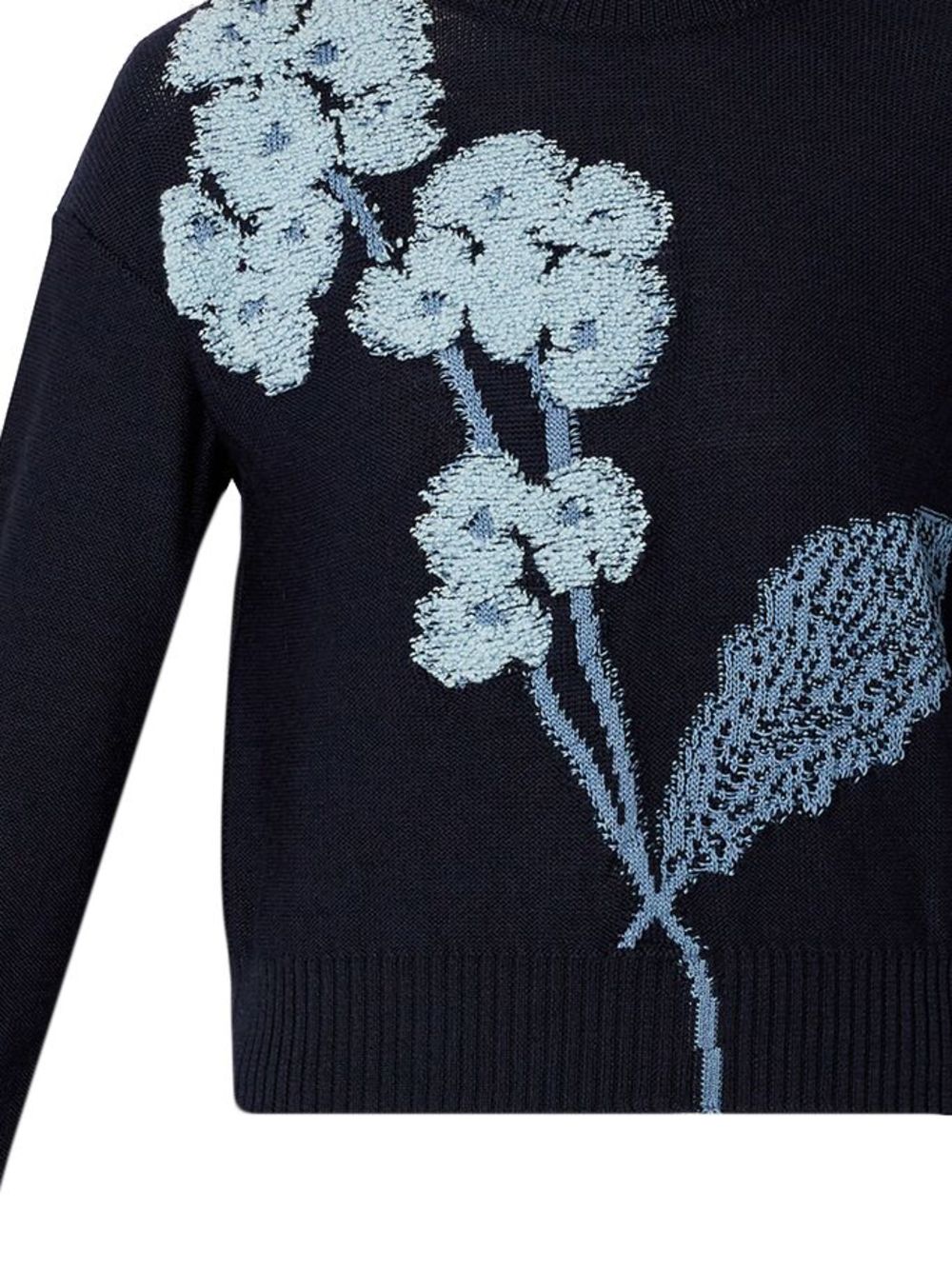 ERDEM cropped sweater - Blauw