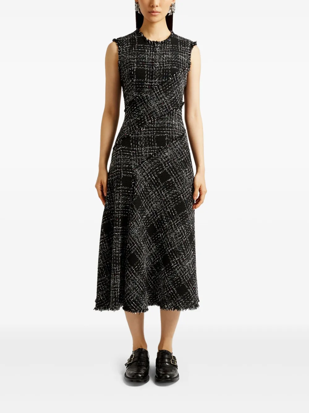 ERDEM A-LINE MIDI DRESS 
