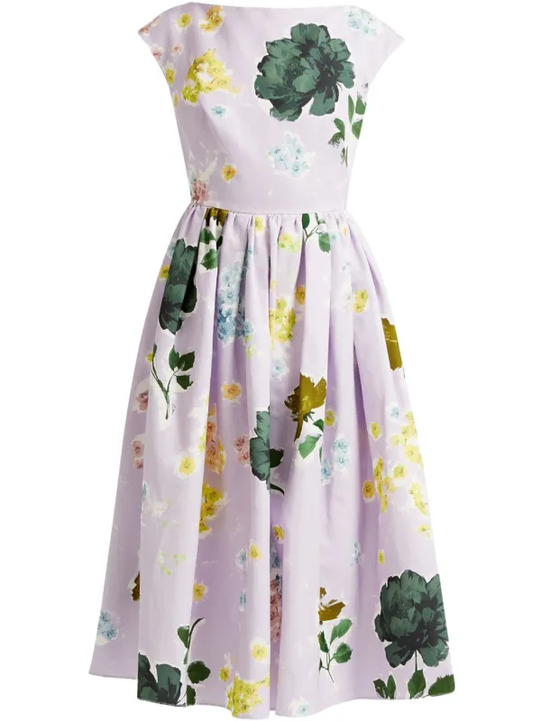 erdem purple dress New Erdem Classic Fit Wool Dress UK 8 US 2, 4
