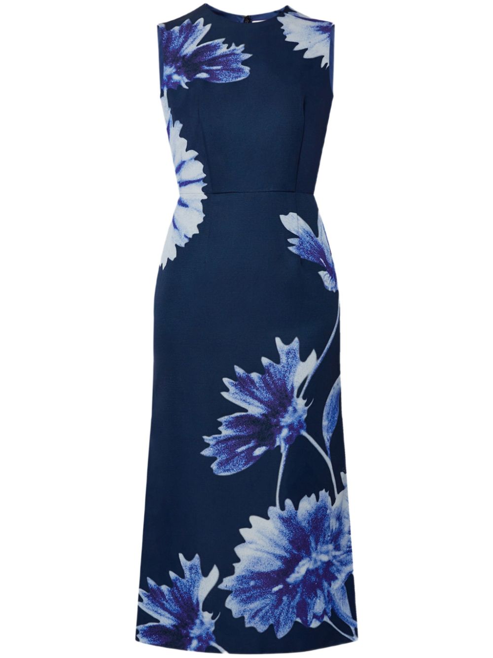 ERDEM sleeveless midi dress - Blue