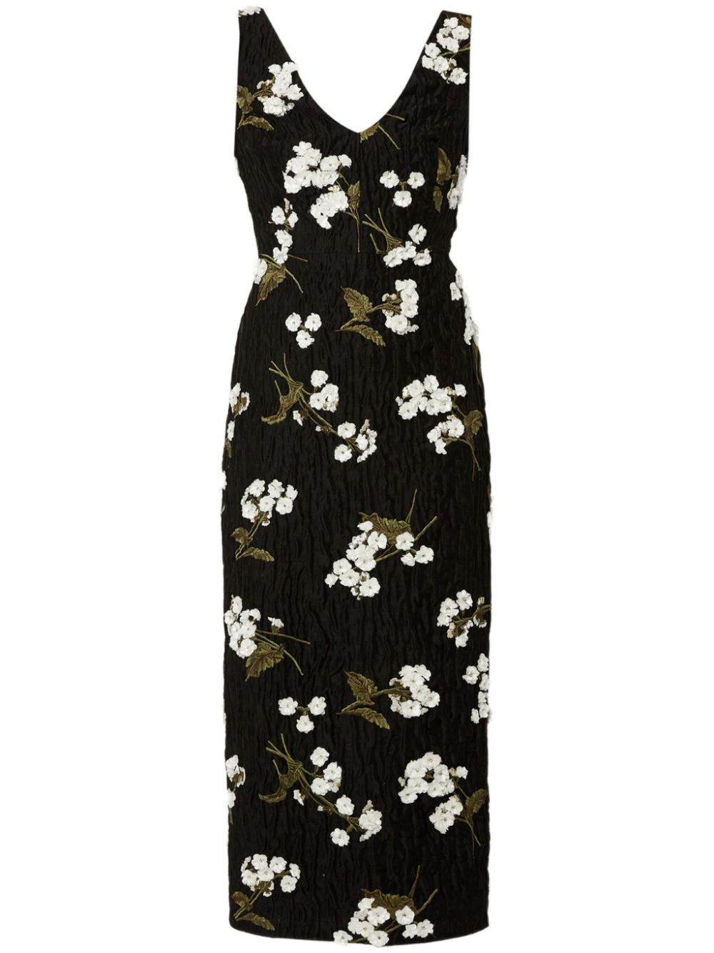 ERDEM sleeveless midi dress - Black