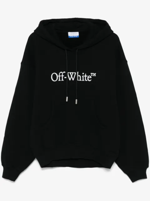 Off-White logo-print hoodie