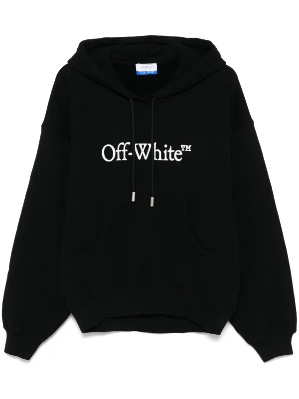 Off-White ロゴ パーカー | ブラック | FARFETCH JP 