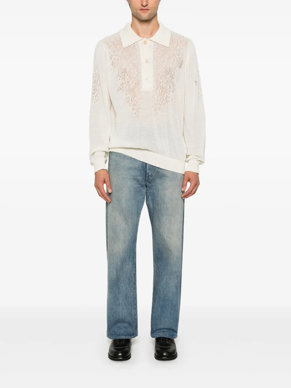 Auralee Selvedge jeans - Blauw