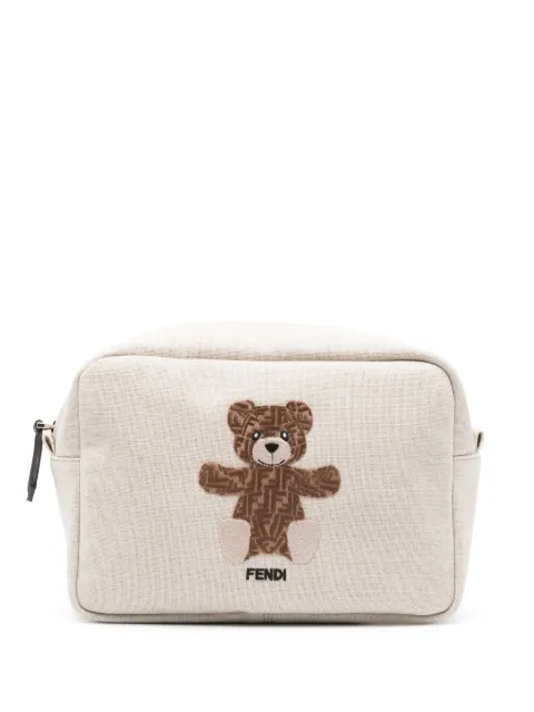 Fendi Kids teddy bear-motif wash bag