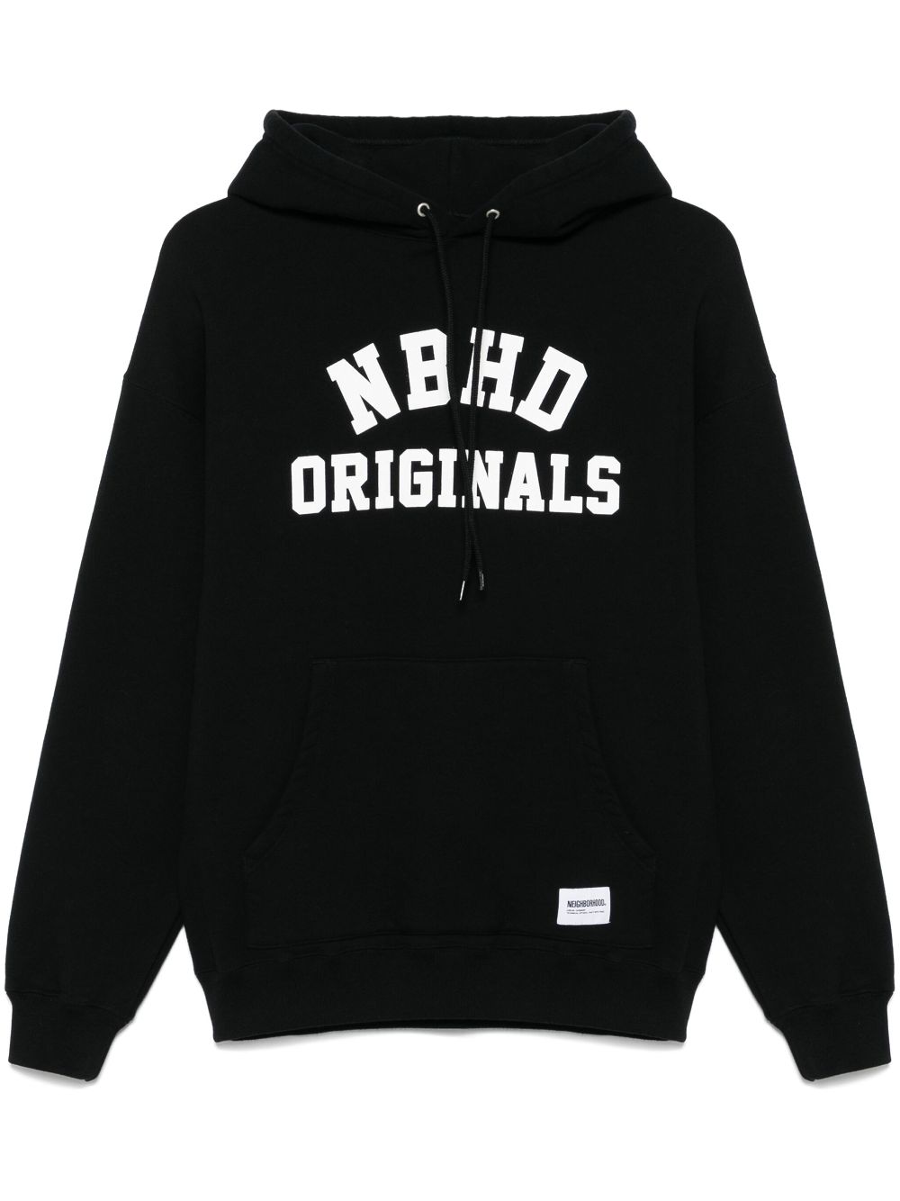 Neighborhood Basic LS hoodie - Black