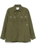 WTAPS logo-embroidered shirt - Green