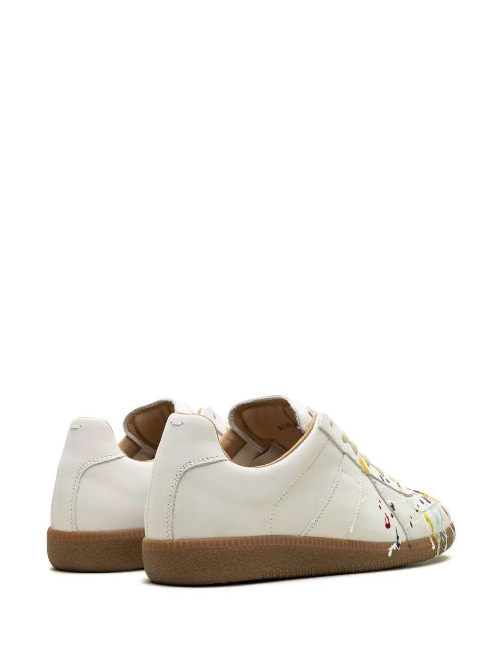 Maison Margiela Replica "Paint Splatter-Grey" sneakers Beige